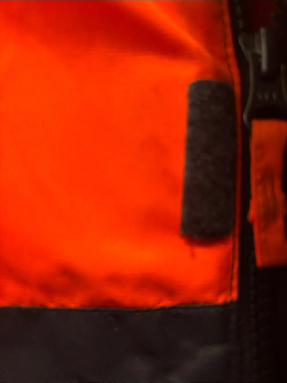 The Children's Place Orange, Gray & Black Hooded Puffer Jacket